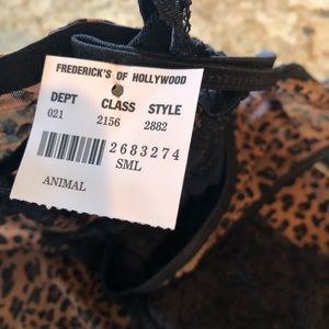 NWT Frederick’s Gartered Lingerie set